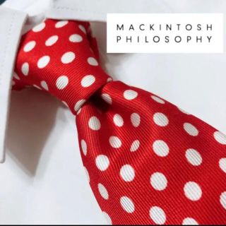 マッキントッシュフィロソフィー(MACKINTOSH PHILOSOPHY)の【美品！人気ブランド！スリム剣幅！】MACKINTOSH 高級シルクネクタイ！(ネクタイ)