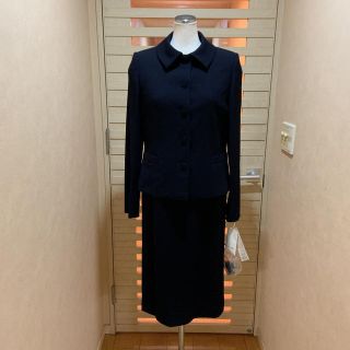 ハナエモリ(HANAE MORI)のハナエモリ　HANAE MORI新品定価11万＋税お受験濃紺定番ワンピーススーツ(スーツ)