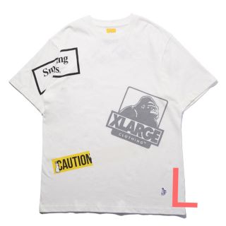 エクストララージ(XLARGE)のFR2 × XLARGE Random Logo Tシャツ 白 L (Tシャツ/カットソー(半袖/袖なし))