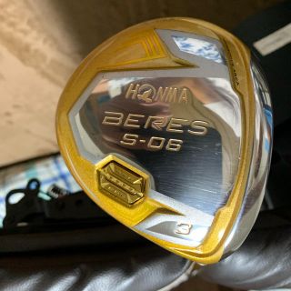 ホンマゴルフ(本間ゴルフ)の値下げHONMA  BERES ３W  S−06  ゴールド(クラブ)