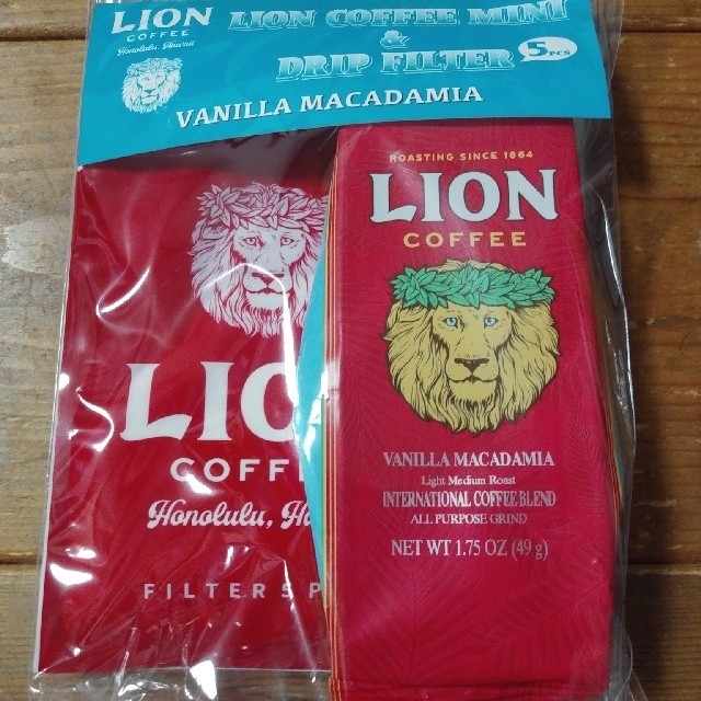 LION(ライオン)のライオンコーヒー　ラバーボトル&コーヒーセット×２ 食品/飲料/酒の飲料(コーヒー)の商品写真