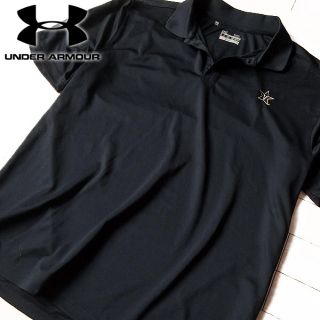 アンダーアーマー(UNDER ARMOUR)の超美品 XLサイズ アンダーアーマー メンズ 半袖ポロシャツ ブラック(ポロシャツ)