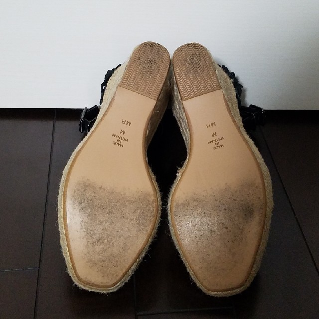 DIANA(ダイアナ)の最終sale㊥DIANA ﾀﾞｲｱﾅ ｳｪｯｼﾞｿｰﾙ ｻﾝﾀﾞﾙ 黒 レディースの靴/シューズ(サンダル)の商品写真