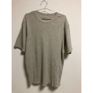 ユニクロ(UNIQLO)のUNIQLO メンズ　ワッフルクルーネックTシャツ(Tシャツ/カットソー(半袖/袖なし))