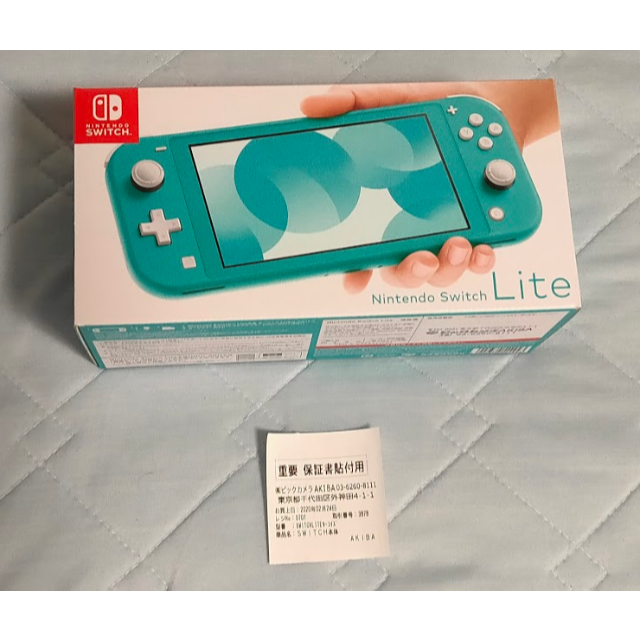 任天堂(ニンテンドウ)のNintendo Switch Lite ターコイズ 新品未使用 エンタメ/ホビーのゲームソフト/ゲーム機本体(携帯用ゲーム機本体)の商品写真