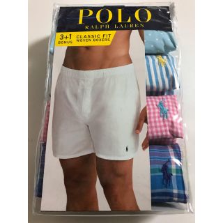 ポロラルフローレン(POLO RALPH LAUREN)の再入荷　ポロ ラルフローレン コットントランクス　4枚セット Mサイズ(トランクス)