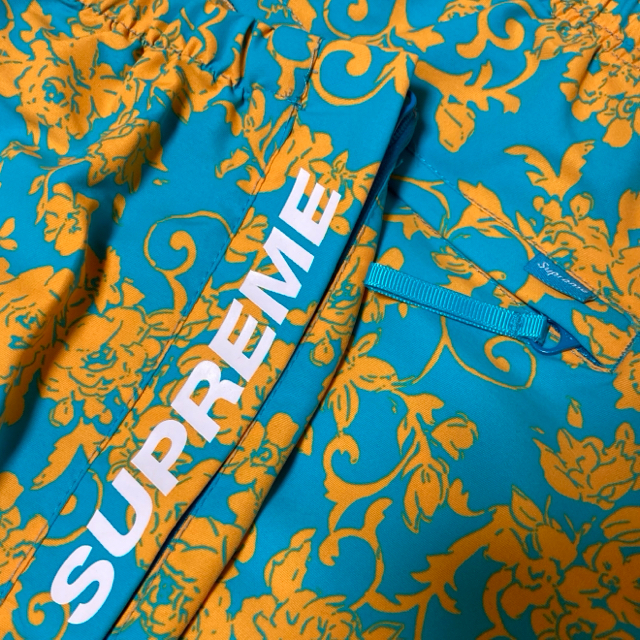 Supreme Warm Up Pant Teal Floral (S)