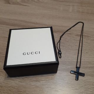 グッチ(Gucci)の美品 GUCCI グッチ ネックレス クロスモチーフ(ネックレス)