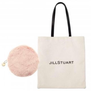 ジルスチュアート(JILLSTUART)のJILLSTUART ロゴトート&ファーポーチ(トートバッグ)