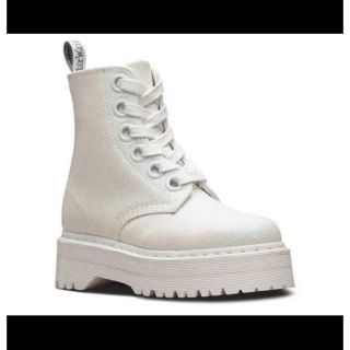 ドクターマーチン(Dr.Martens)のDr.martens厚底MOLLY GLTR   UK 5 White(ブーツ)