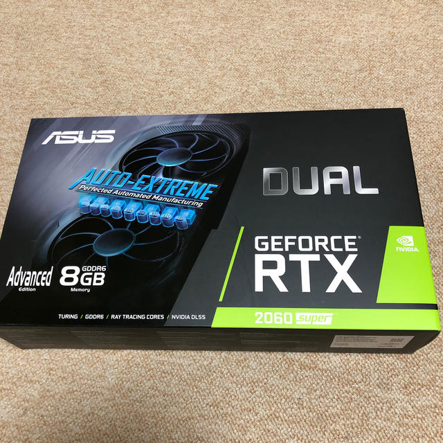 【新品未開封】DUAL RTX2060 super ASUSPCパーツ