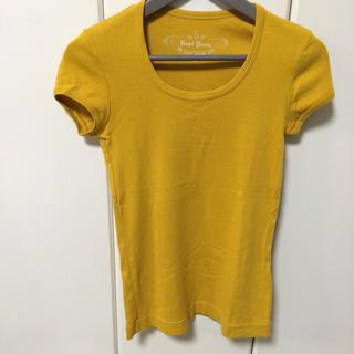 ロペピクニック(Rope' Picnic)のロペ☆UネックTシャツ☆黄色(Tシャツ(半袖/袖なし))