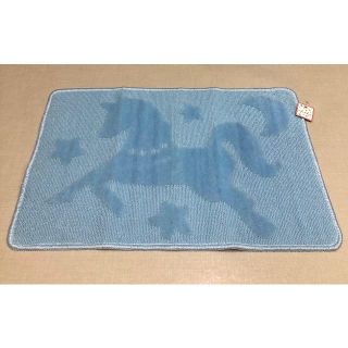 スイマー(SWIMMER)の【新品未使用】スイマー  バスマット 40×60cm ユニコーン  ブルー(バスマット)