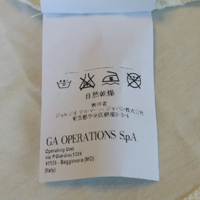 値下げ！新品 ARMANI COLLEZIONI Tシャツ 3