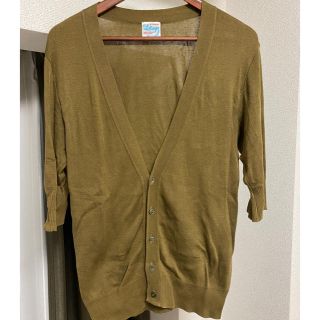 ジョンスメドレー(JOHN SMEDLEY)のLetroyes ルトロワ コットンカーディガン オリーブ(カーディガン)