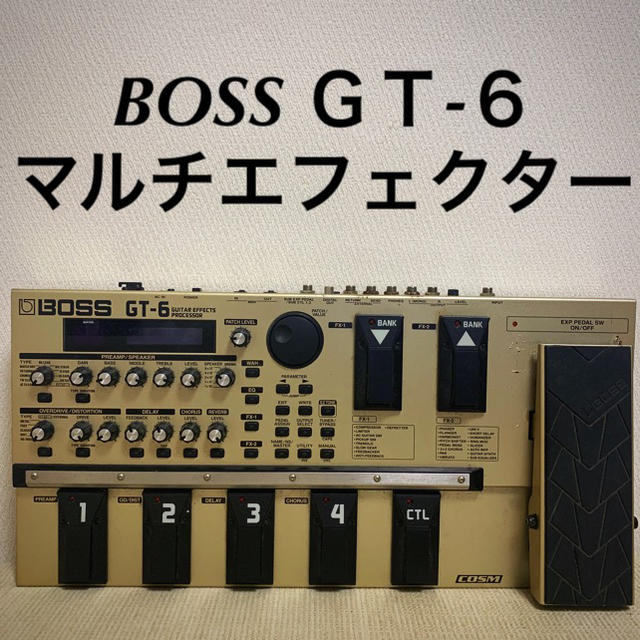 【マルチエフェクター】 【BOSS】【GT-6】（ジャンク品）