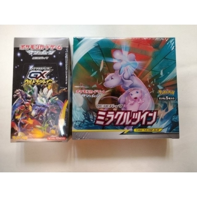 ポケモンカード 未開封ウルトラシャイニー&ミラクルツイン - Box ...