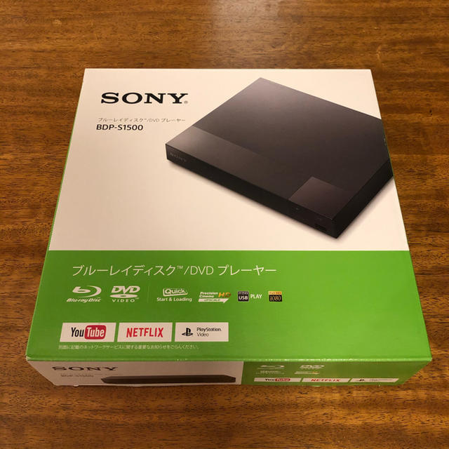 SONY ブルーレイディスク/DVDプレーヤー BDP-S1500