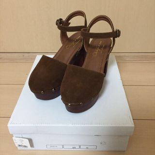 ダブルクローゼット(w closet)のスタッズストラップサボ(サンダル)