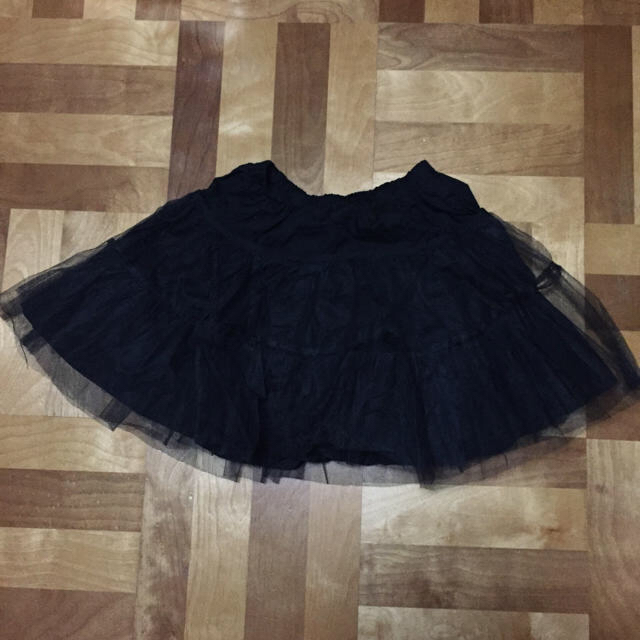 黒パニエ レディースのスカート(ミニスカート)の商品写真