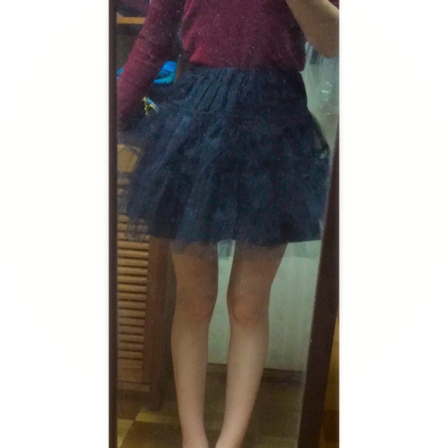 黒パニエ レディースのスカート(ミニスカート)の商品写真