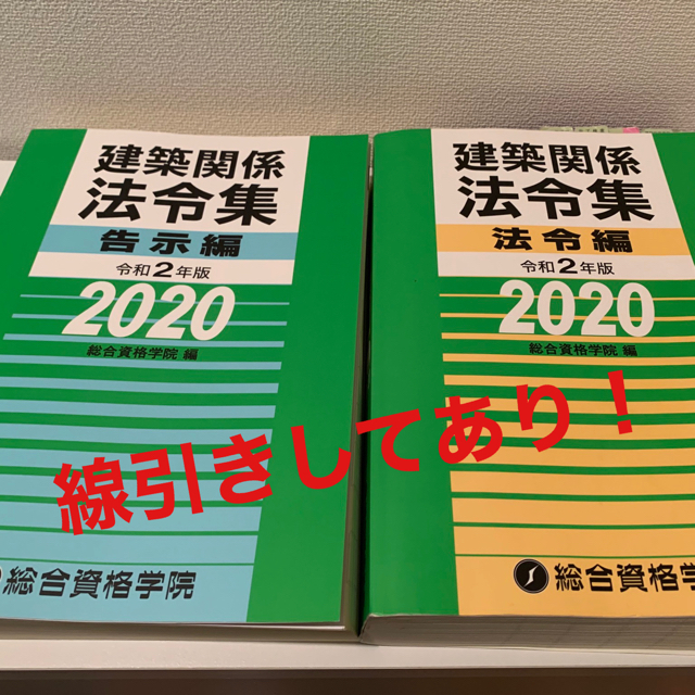 2級建築士　令和2年度　法令集セット