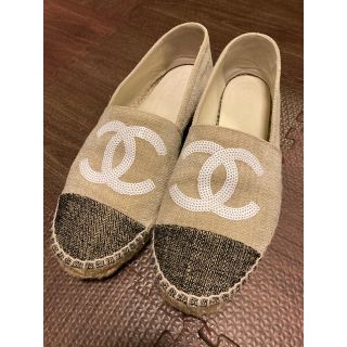 シャネル(CHANEL)のCHANEL♡エスパドリーユ　38(スリッポン/モカシン)