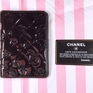 シャネル(CHANEL)のシャネル　システム手帳　カバー　エナメル　ミニ6穴(その他)