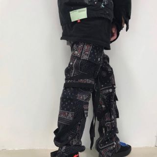 オフホワイト(OFF-WHITE)のrogic ボンテージパンツ(ワークパンツ/カーゴパンツ)