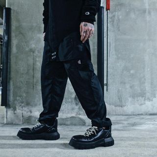 リックオウエンス Rick Owens ナイロンパンツ-