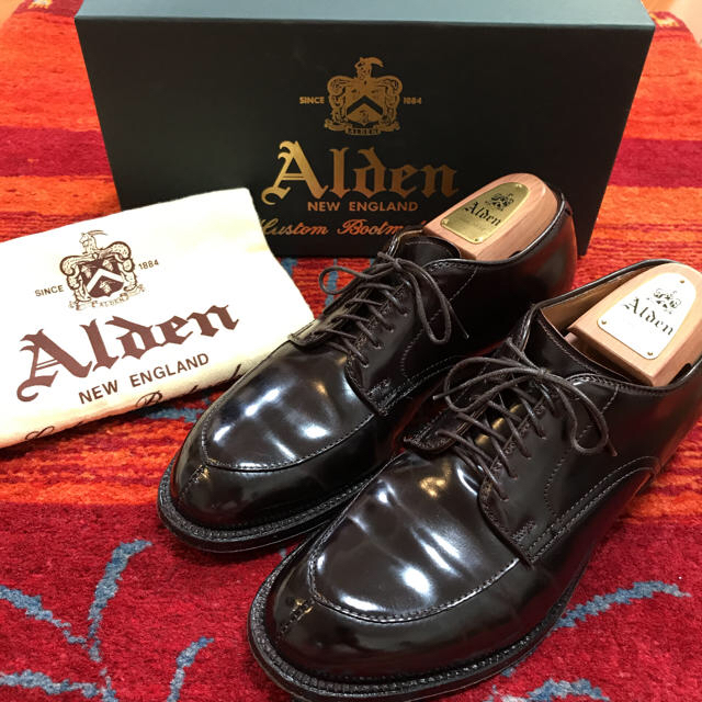 Alden オールデン54321 6.5D 極美品 定期入れの 51.0%OFF www.gold-and