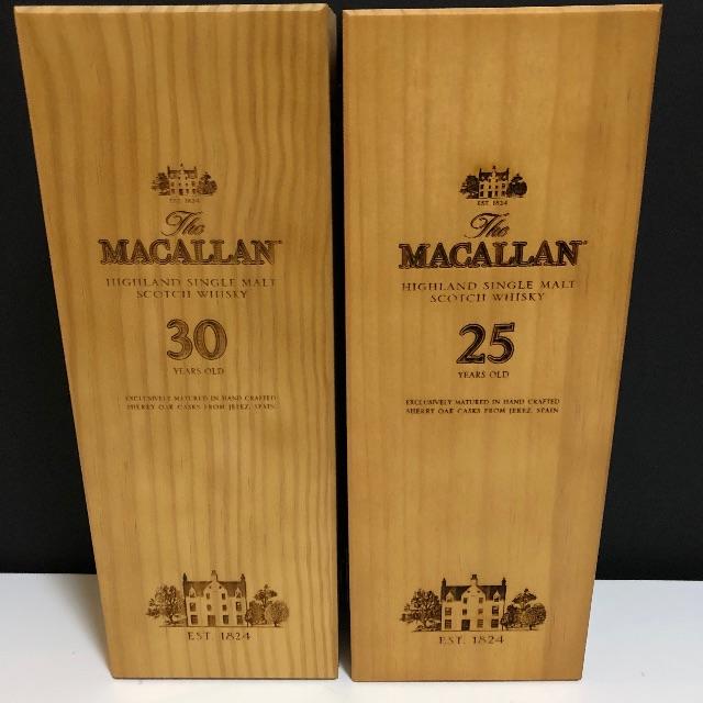 サントリー(サントリー)のザ・マッカラン30年25年サントリー正規品（送料込み） 食品/飲料/酒の酒(ウイスキー)の商品写真