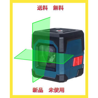 クロスラインレーザー 2ライン 緑色 十字 レーザー墨出し器 自動水平調整高精度(工具/メンテナンス)