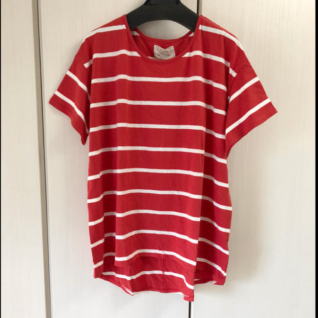 Ungrid(アングリッド)の新品 カラーボーダーハーフスリーブTee レディースのトップス(Tシャツ(半袖/袖なし))の商品写真