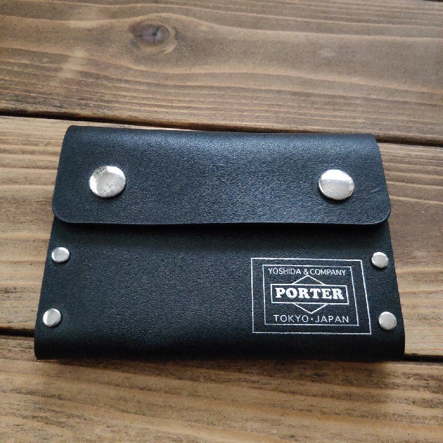 PORTER(ポーター)の美品◎PORTERスタッズレザーカードケース メンズのファッション小物(名刺入れ/定期入れ)の商品写真