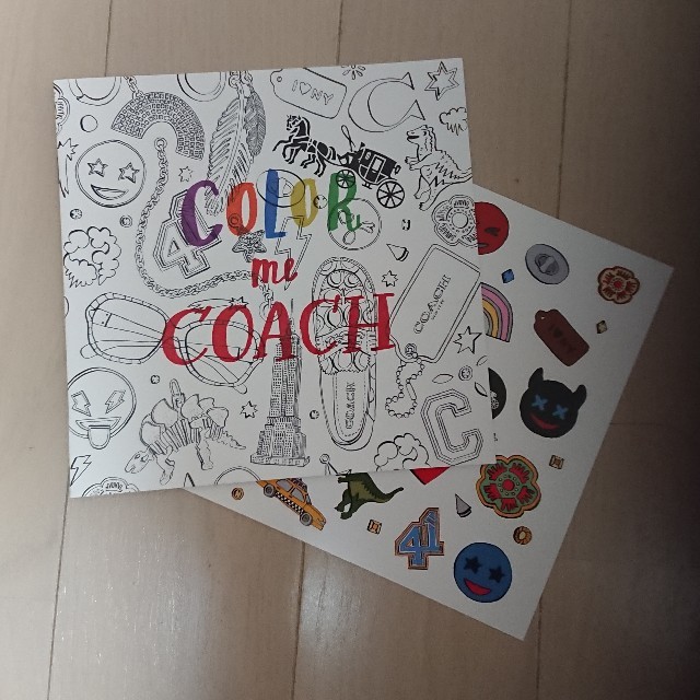COACH(コーチ)のCOACH塗り絵 色鉛筆なし エンタメ/ホビーのアート用品(スケッチブック/用紙)の商品写真