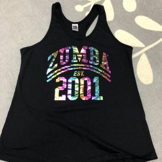 ズンバ(Zumba)の☆ズンバZUMBA タンクトップ☆M☆(トレーニング用品)