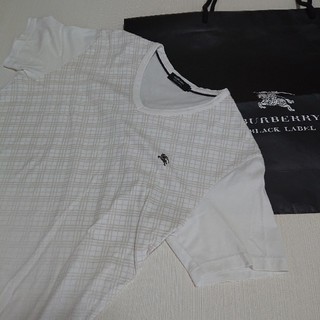 バーバリーブラックレーベル(BURBERRY BLACK LABEL)の美品 BURBERRY BLACK LABEL 半袖 Tシャツ サイズ:2(Tシャツ/カットソー(半袖/袖なし))