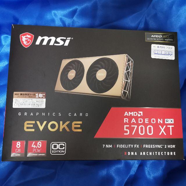 MSI Radeon RX 5700 XT EVOKE OC [交換修理]未使用PC/タブレット