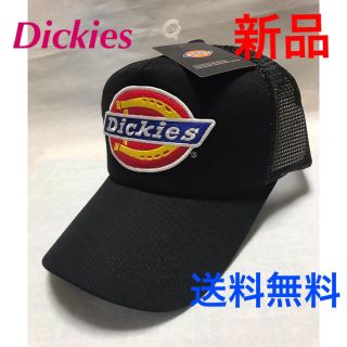 ディッキーズ(Dickies)の❤️Dickiesウレタンメッシュキャップ‼️EM刺繍BLACK(キャップ)