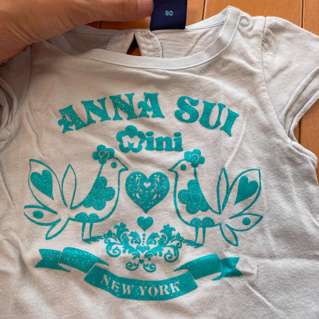 ANNA SUI mini(アナスイミニ)のアナスイミニ　カットソーとキュロットのセット キッズ/ベビー/マタニティのベビー服(~85cm)(シャツ/カットソー)の商品写真