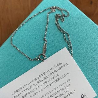 ティファニー 一粒ダイヤ ネックレス