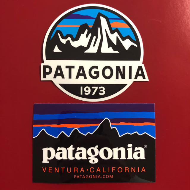 patagonia(パタゴニア)のパタゴニア ステッカー ２枚 スポーツ/アウトドアのアウトドア(登山用品)の商品写真