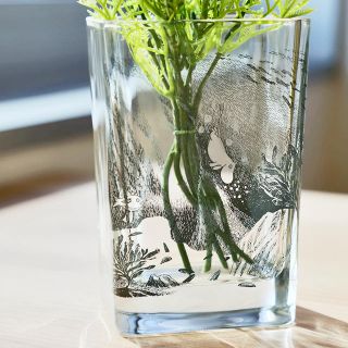 moomin  ガラス花瓶　フラワーベース(花瓶)
