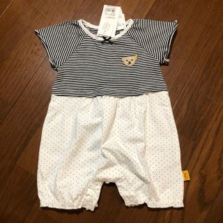 プチバトー(PETIT BATEAU)のsteiff シュタイフ ロンパース 6m68cm(ロンパース)