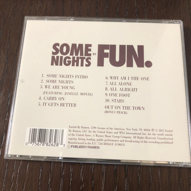 FUN 『SOME NIGHTS』輸入盤CD エンタメ/ホビーのCD(ポップス/ロック(洋楽))の商品写真
