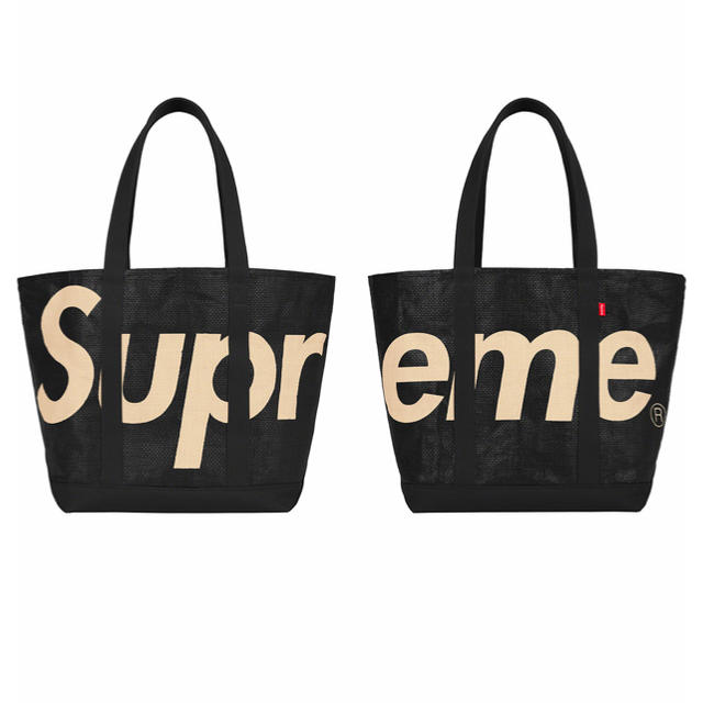 Supreme Raffia Tote Black シュプリーム  トートバッグ