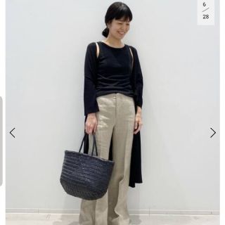 アパルトモンドゥーズィエムクラス(L'Appartement DEUXIEME CLASSE)の新品！GOOD GRIEF　SUMMER Knit Cardigan黒(カーディガン)