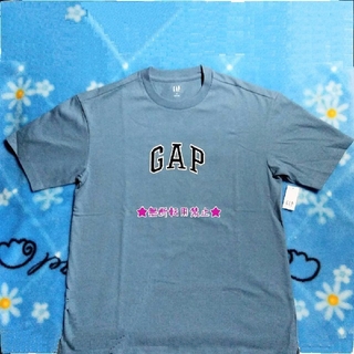 ギャップ(GAP)のｷﾞｬｯﾌﾟ GAP ﾛｺﾞ Tｼｬﾂ 半袖 Sｻｲｽﾞ 新品 ﾌﾞﾙｰ(Tシャツ/カットソー(半袖/袖なし))