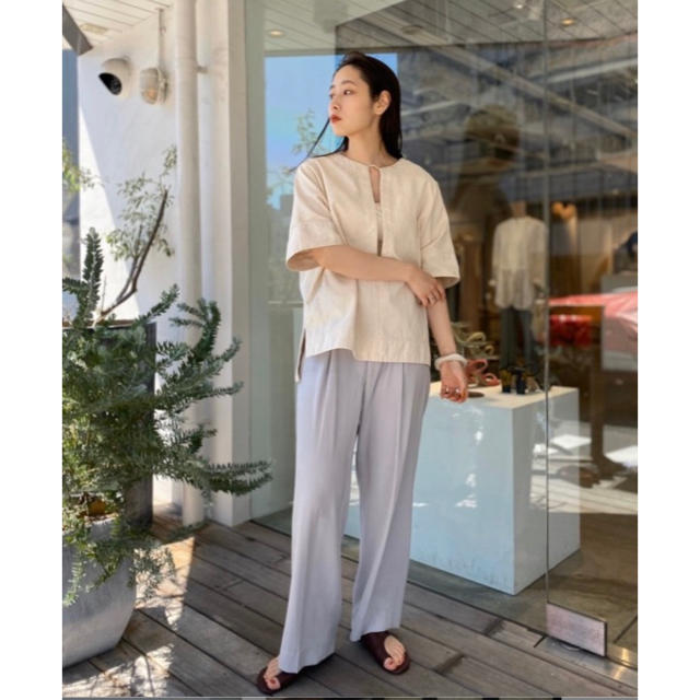 Cotton Pique Blouse  トゥディフル　コットン　ピケ　ブラウス